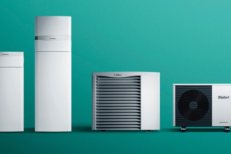Image of a range of heatpumps