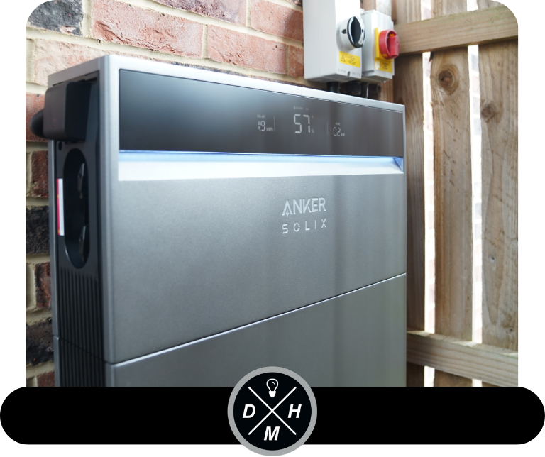 Anker Solix X1 battery installation in county durham