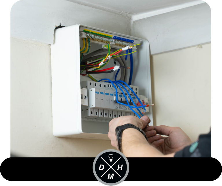 Networking close up DMH Electrical and Renewables North East